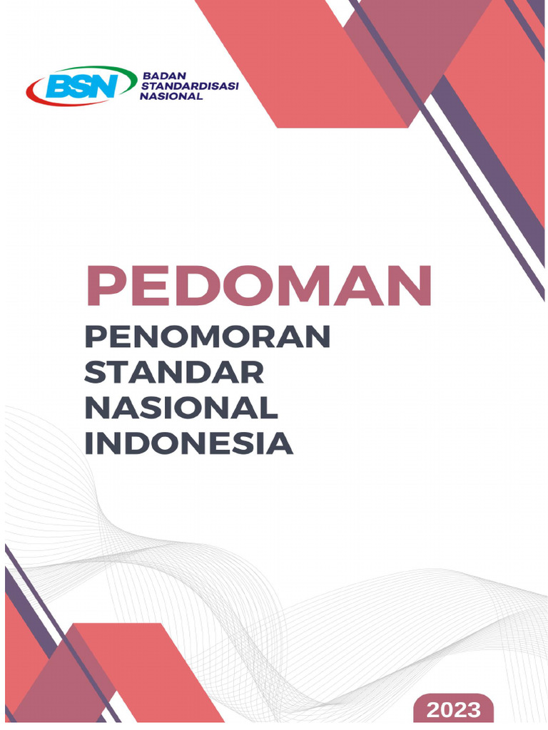 Pedoman Penomoran SNI 2023 | PDF