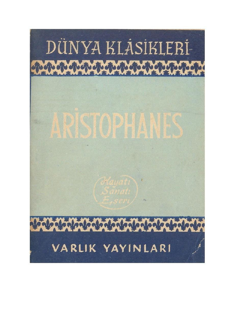 Aristofanes Kurbağalar Azra Erhat | PDF