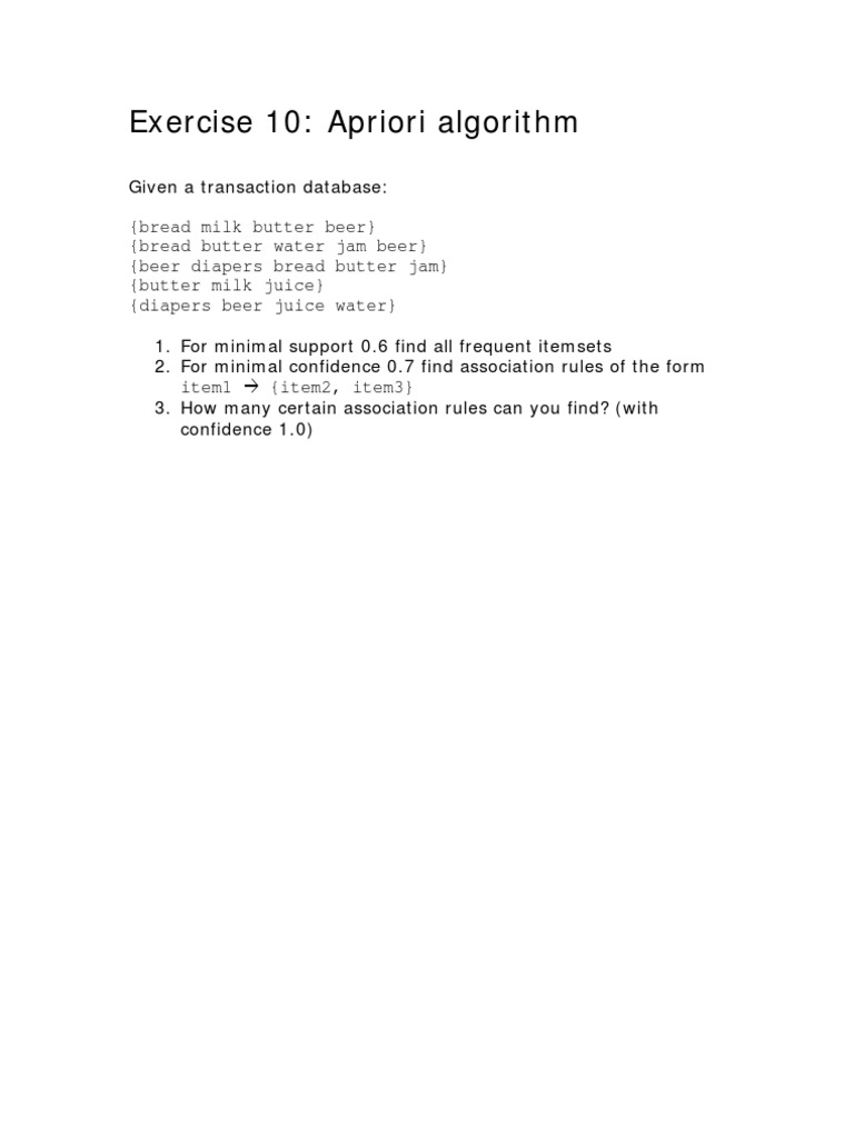 Exercise 10 | PDF