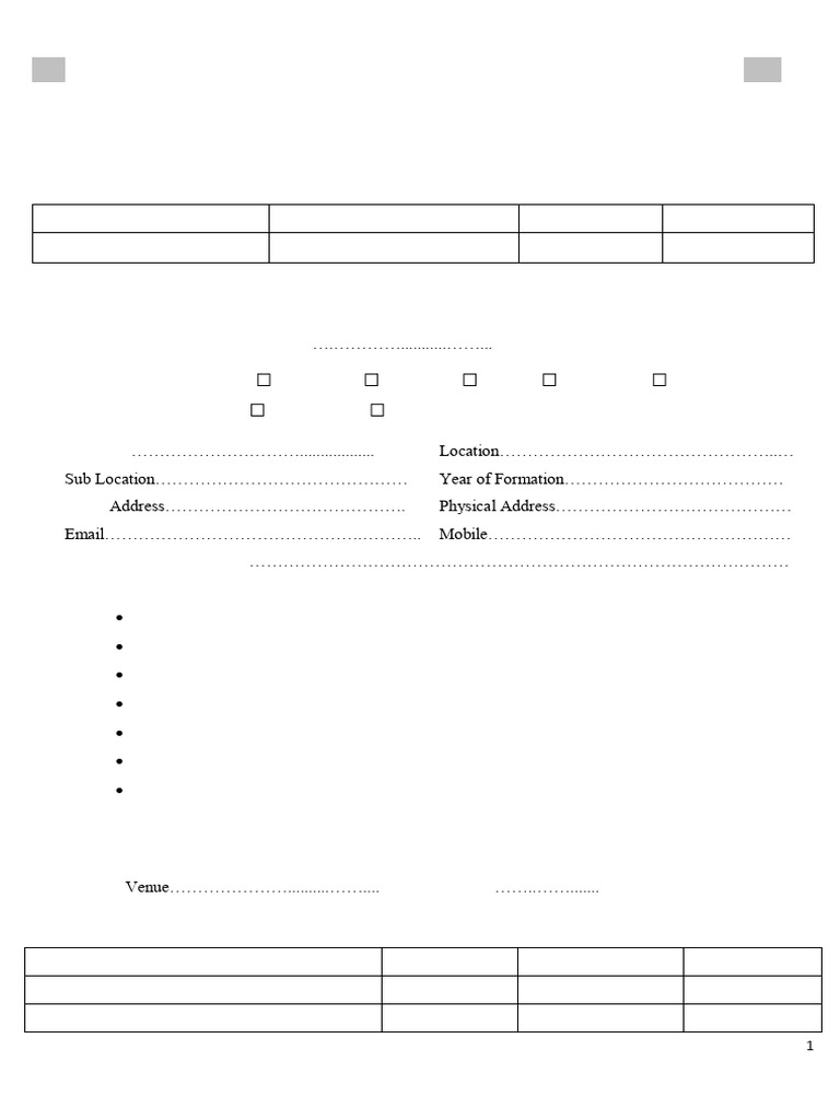 Self-Help Group Registration Form | PDF | Government