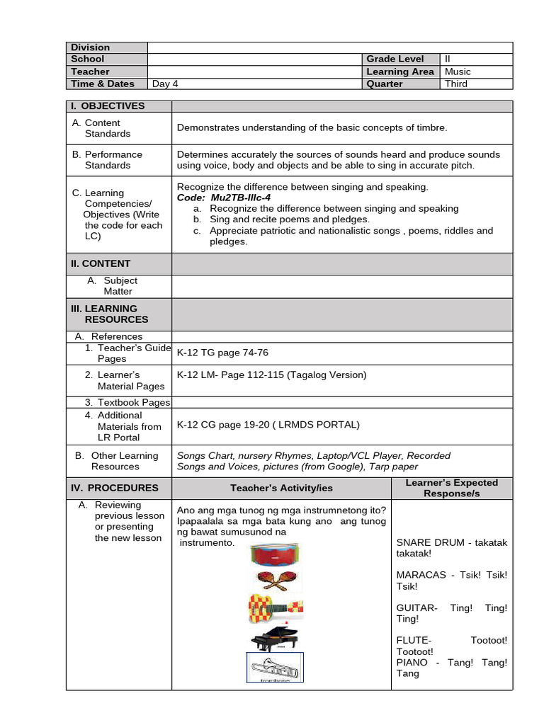 Day 4 DLP | PDF
