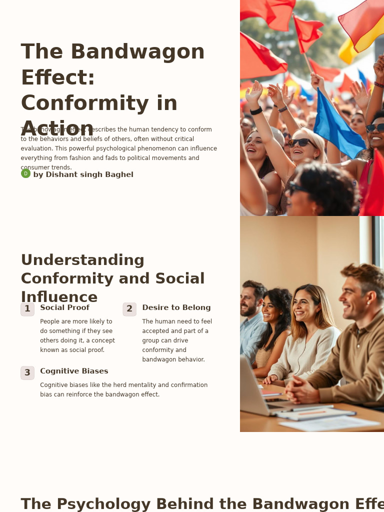 Understanding the Bandwagon Effect | PDF | Psychological Concepts ...