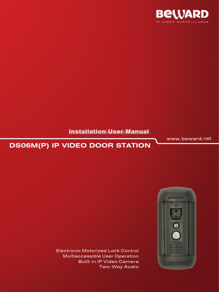 Beward DS06M (P) Installation User Manual | PDF | Ip Address | Computer ...