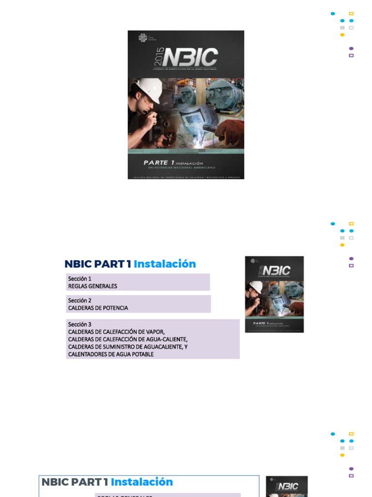 Instalación de Calderas según NBIC Parte 1 | PDF | Vapor | Agua