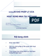 Khuon Kho Phap Ly Hoat Dong M - A Tai VN