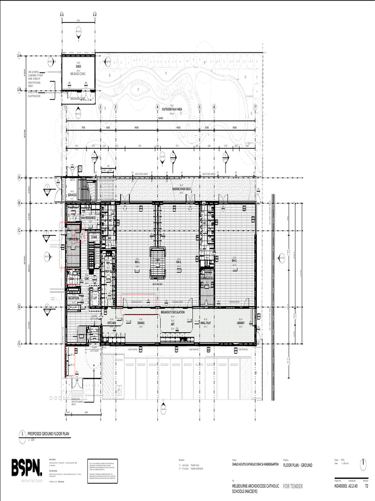 Proposed Ground Floor Plan for Kindergarten | PDF | Queensland Heritage ...