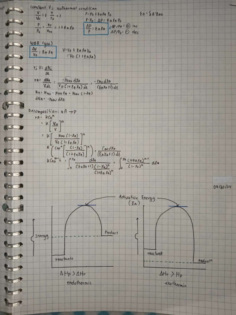 Kinetics Notes 1 | PDF