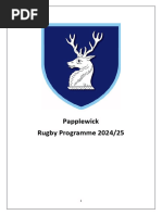 SARU Under-Aged Rugby Regulations | PDF | Sports & Recreation
