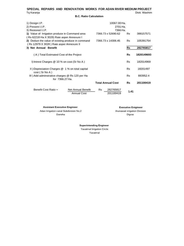 Bc ratio wan 1 pdf depreciation financial services