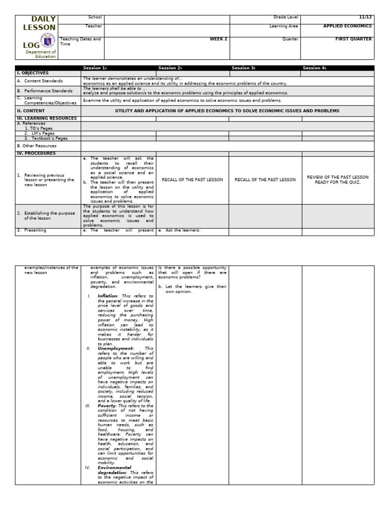 Ae q1 week 2 pdf opportunity cost factors of production