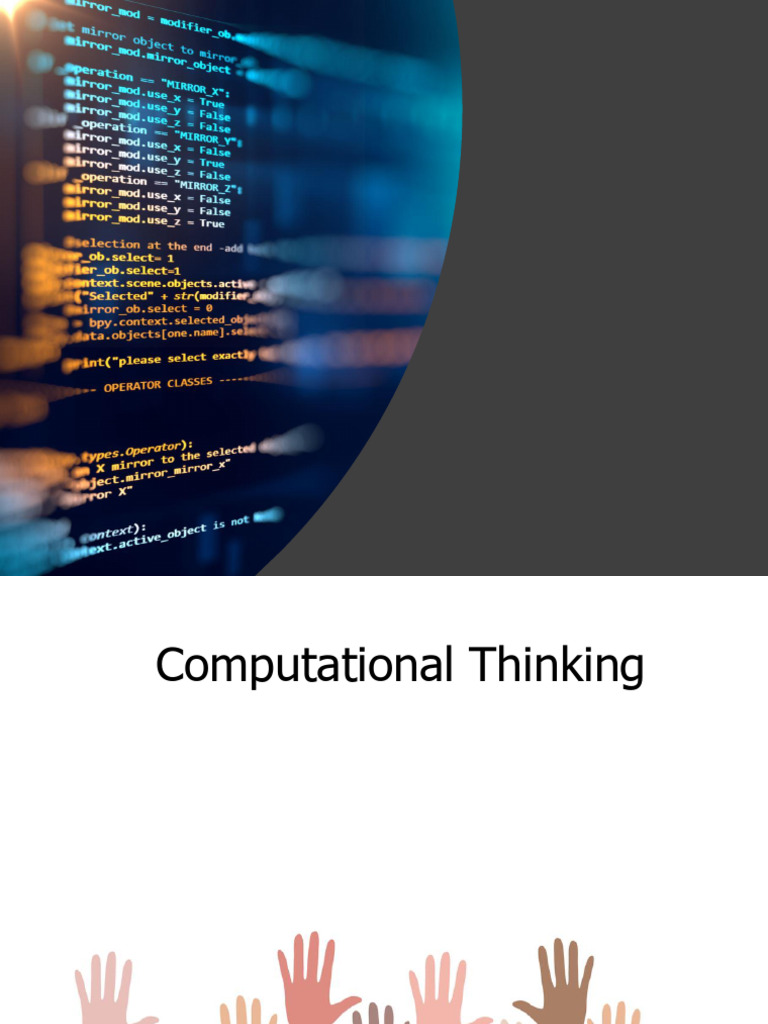 Grade 6 Computational Thinking Guide | PDF