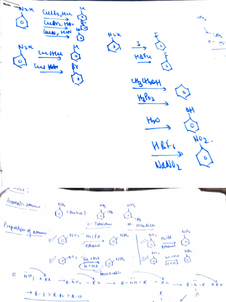 Chemical Reactions of Amine Compounds | PDF