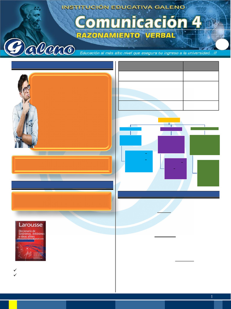 4to RV Semana 12 Sin Nimos PDF Ling stica Sem ntica