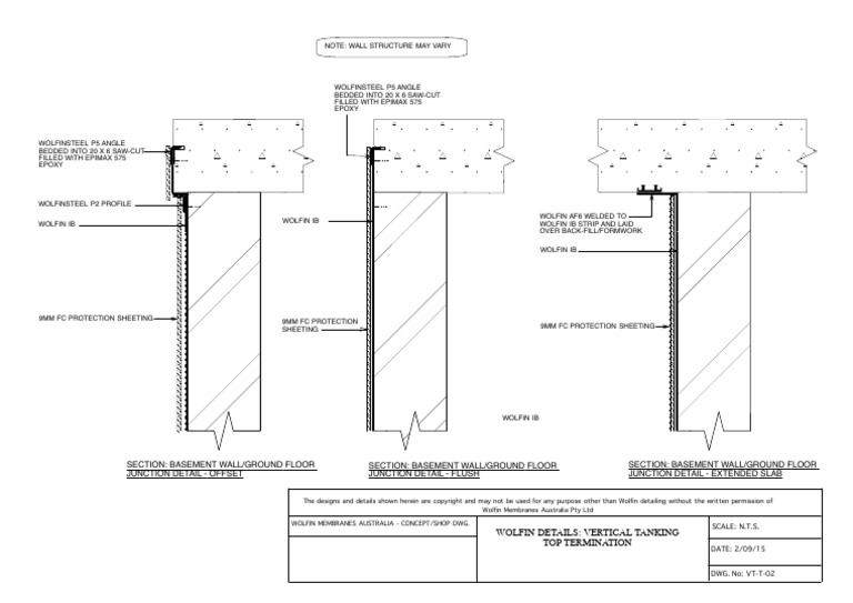 Tanking Top Terminations | PDF | Materials | Building Materials