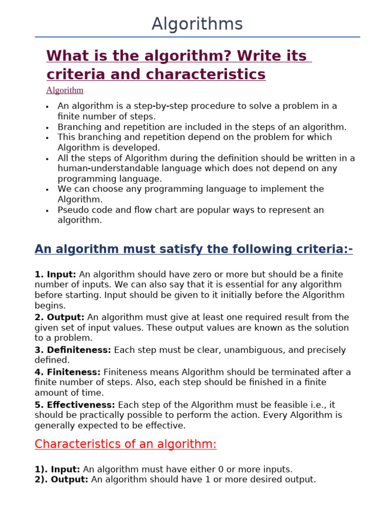 ADA unit-1 | PDF | Computer Engineering | Mathematical Logic