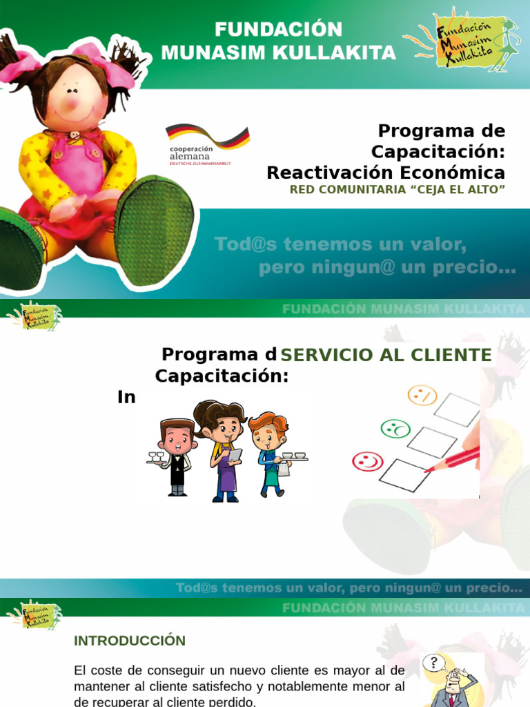 Capacitación en Servicio al Cliente | PDF | Cliente