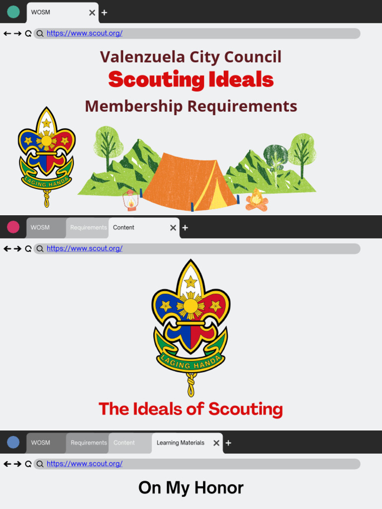 Valenzuela City Scout Membership Guide | PDF