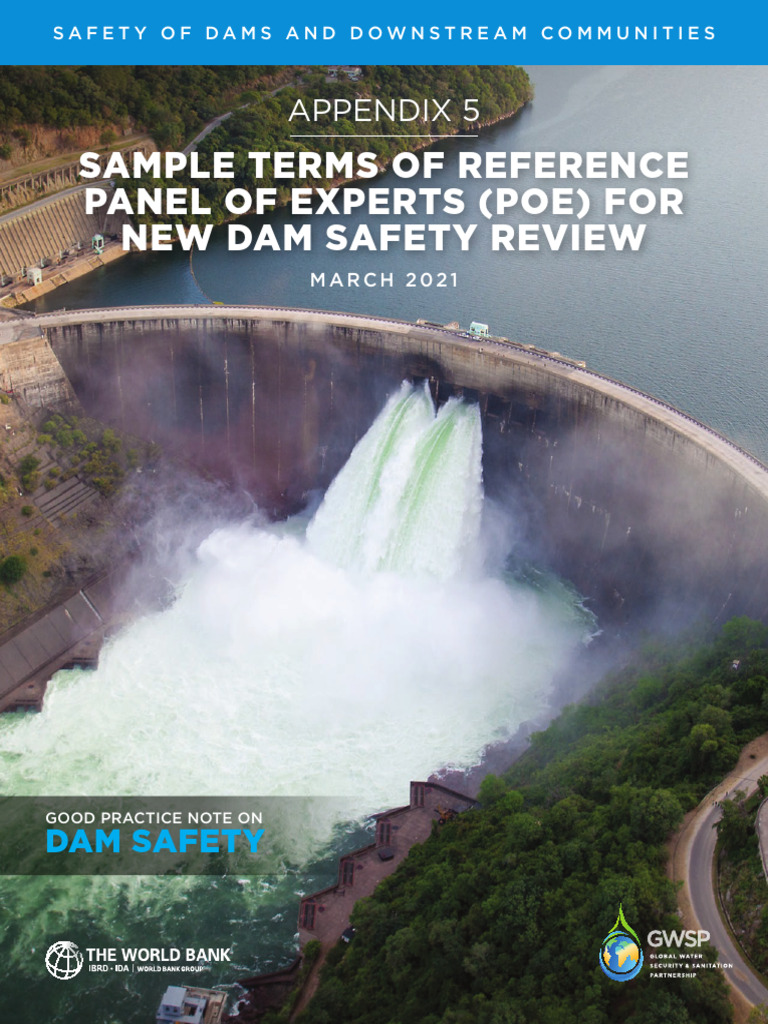 Dam Safety Review Terms of Reference | PDF | Spillway | Dam