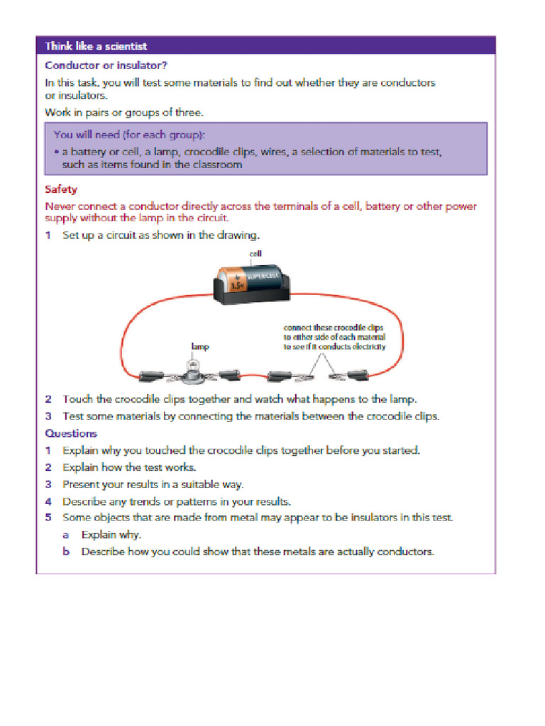 Stage 7 Practical Chapter 9 | PDF