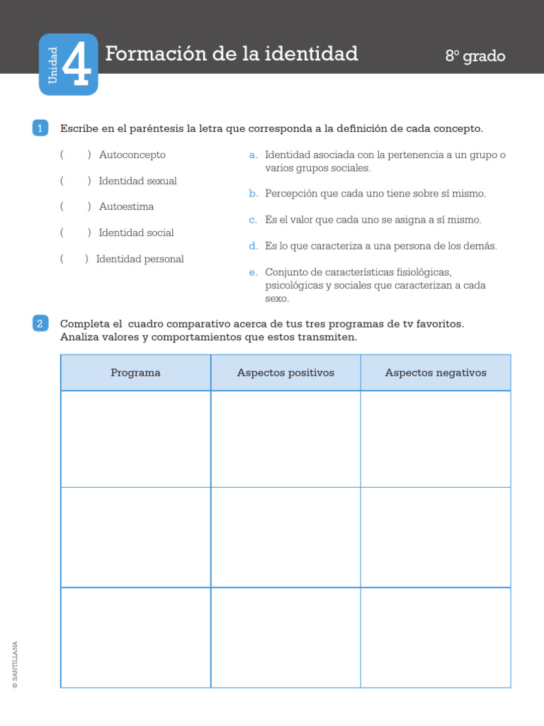 Formación de Identidad Adolescente | PDF | Grupo social | Educación en ...