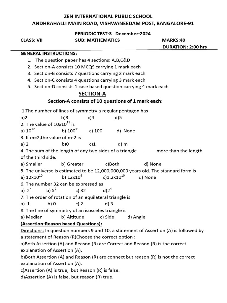 Pt 3 class 7 pdf triangle reason