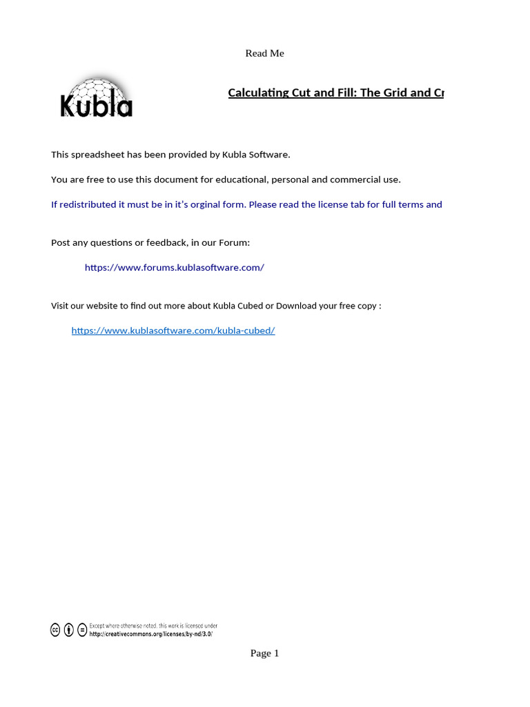 Cut and Fill Calculation Guide | PDF