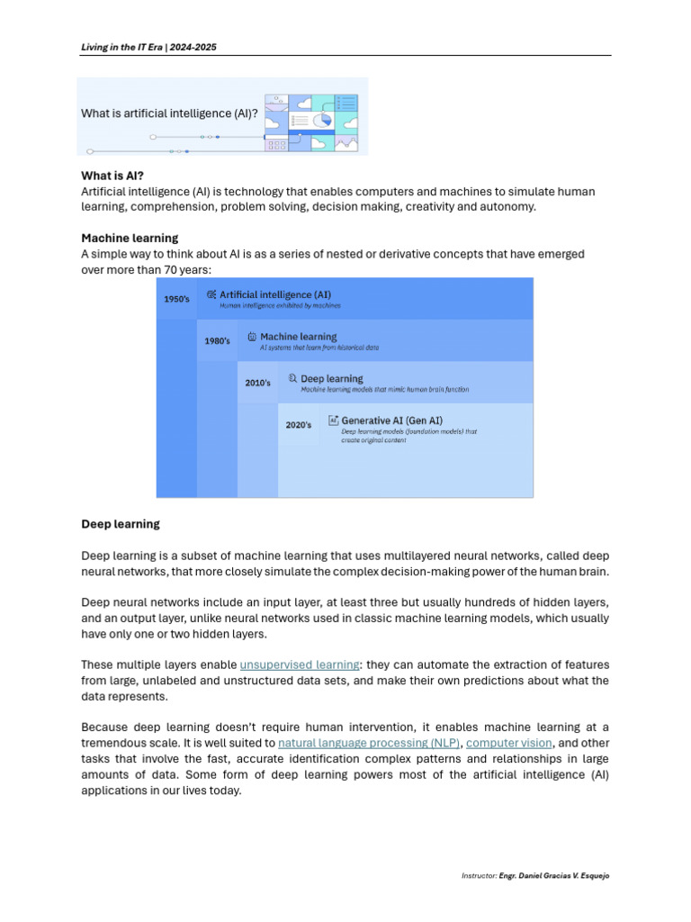 What Is Artificial Intelligence - IT Era | PDF | Artificial ...