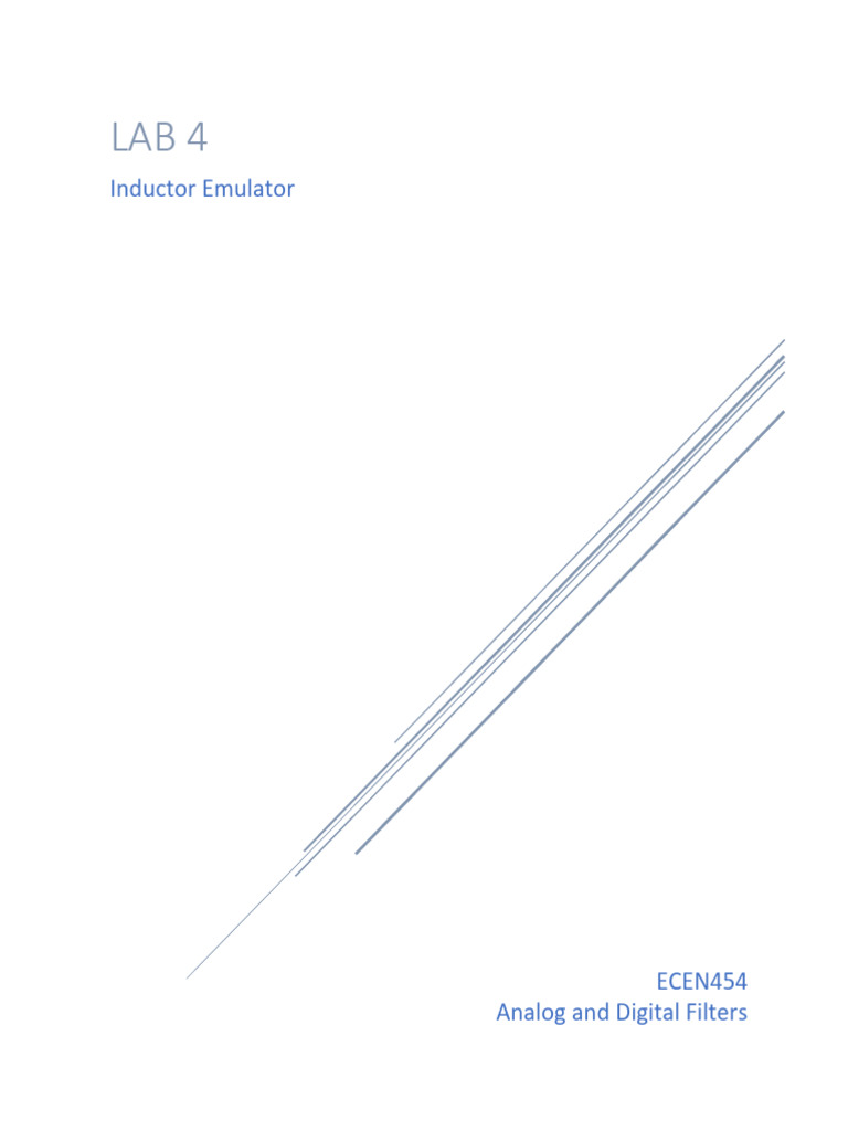 ECEN454 Lab4 | PDF