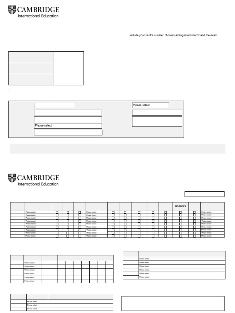 Access Arrangements Form Guide | PDF | Software | Computing