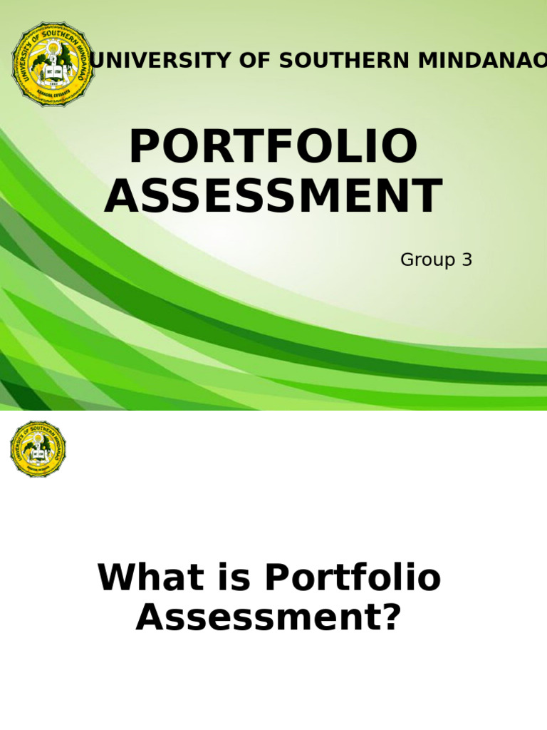 Understanding Portfolio Assessment | PDF | Educational Assessment ...