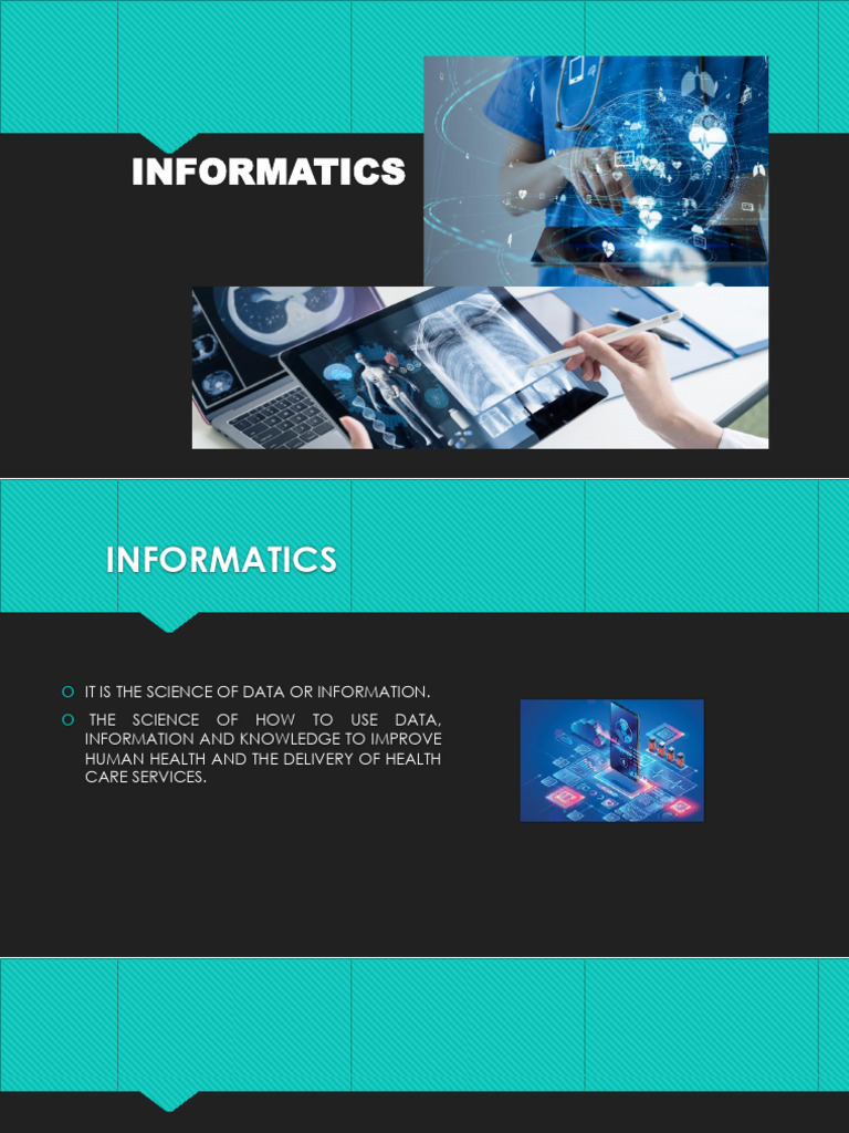 Understanding Health Informatics Fields | PDF