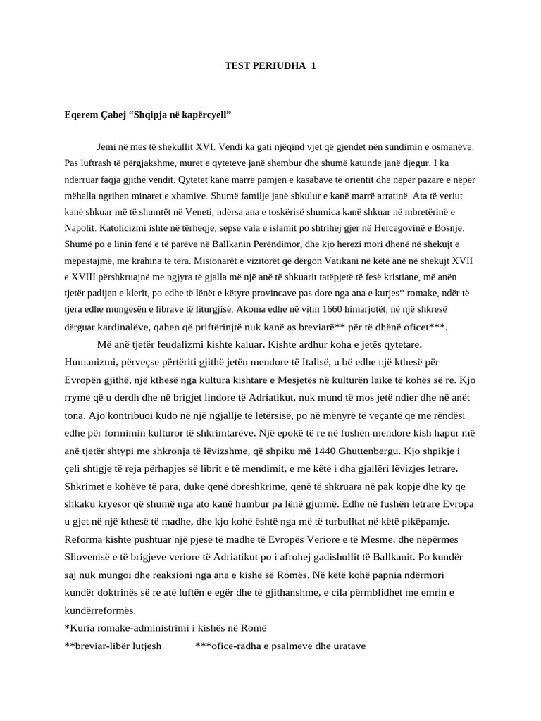 Gjuha Shqipe 12 - Teste Me Blueprint 3 | PDF