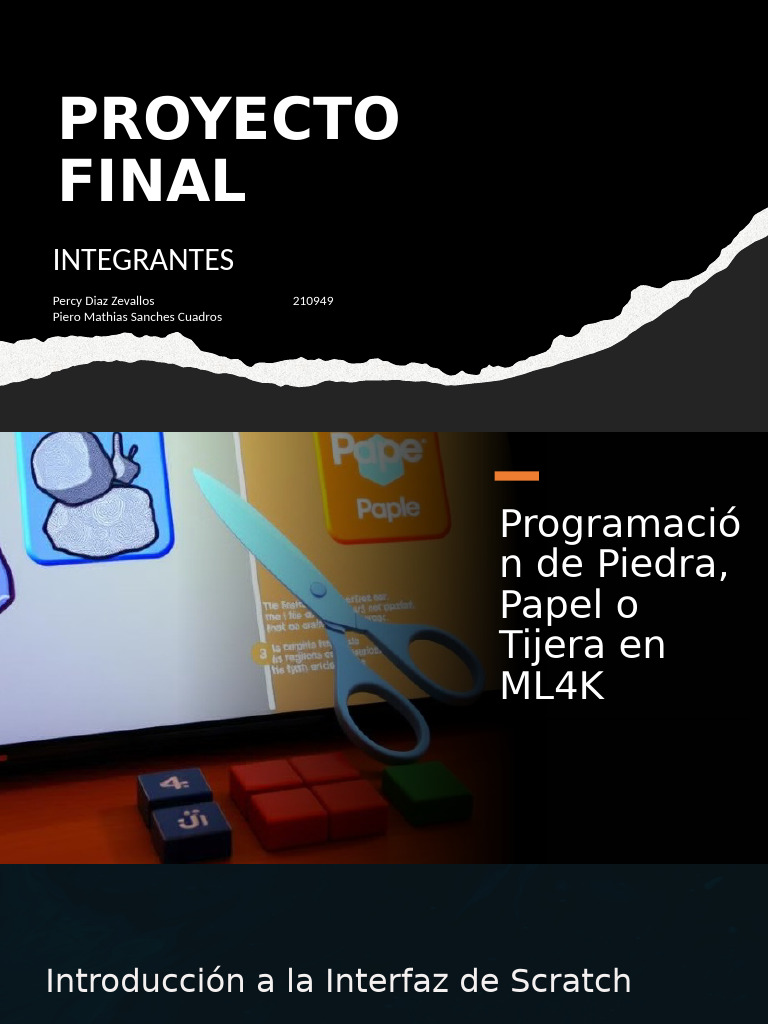 PIEDRA PAPEL O TIJERA Ds | PDF | Scratch (lenguaje de programación ...