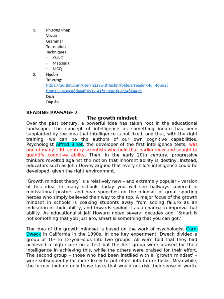 Understanding Growth Mindset Theory | PDF | Mindset | Intelligence