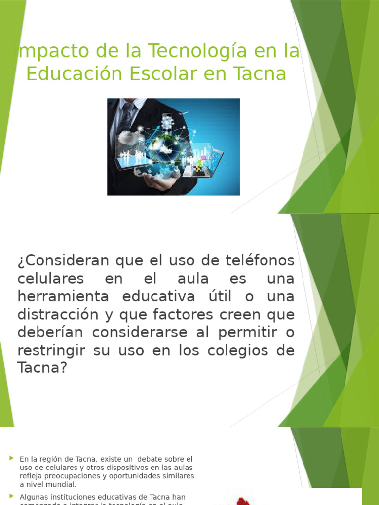 Impacto de La Tecnología en La Educación Escolar | PDF | Salón de ...