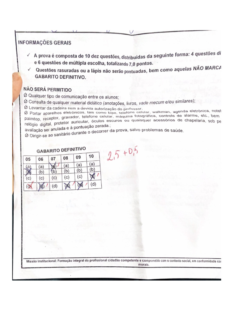 A Prova É Composta de 10 Dez Questões, Distribuídas Da Seguinte Forma 4 ...