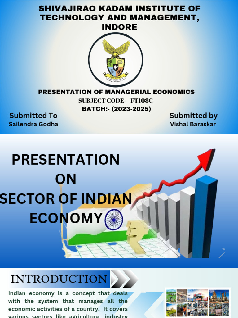 Overview of Indian Economy Sectors | PDF | Gross Domestic Product ...