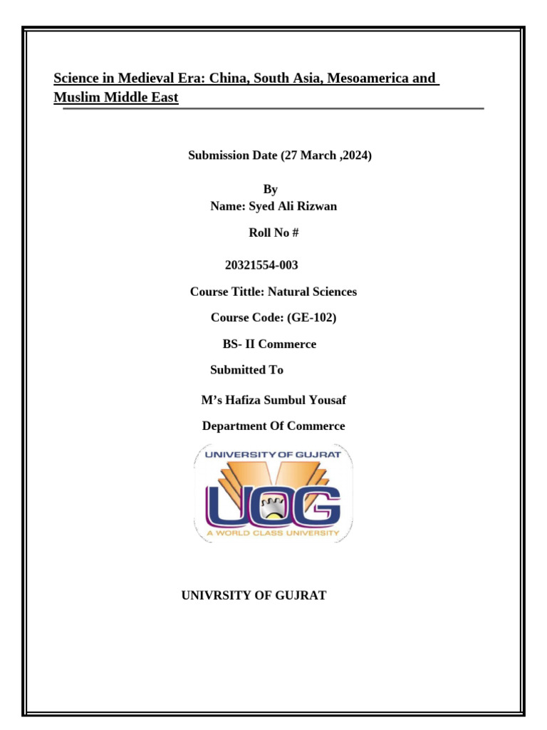 (23021554-003) Syed Ali Rizwan | PDF | Science | Mathematics