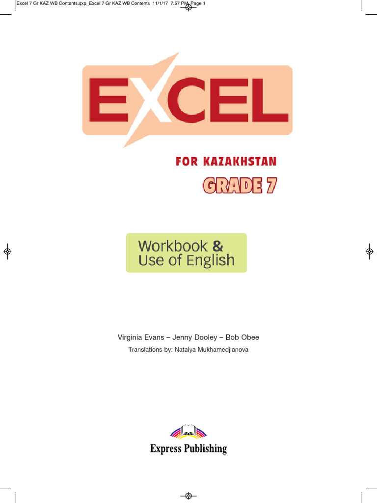 Workbook 7 Excel (1) | PDF | English Language | Falconry