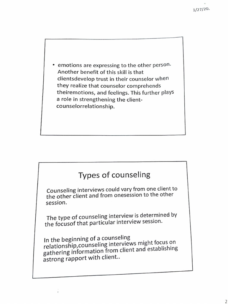 Counseling Psychology | PDF