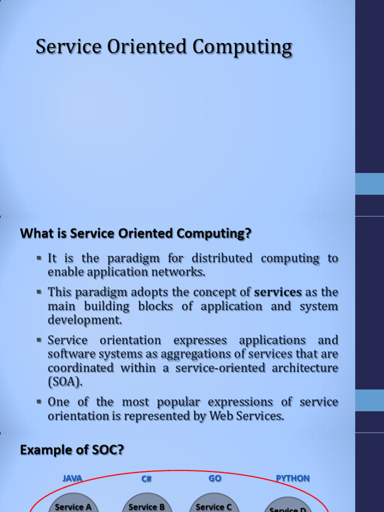 Understanding Service Oriented Computing | PDF | Web Service | Soap