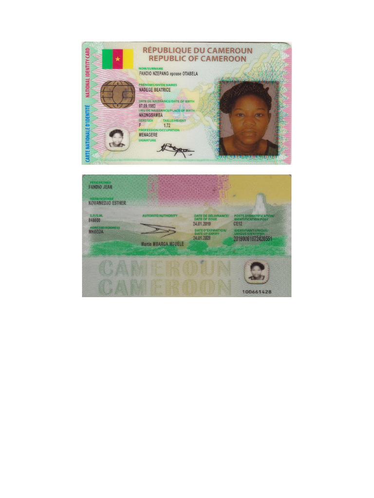 Cni Nadege Beatrice | PDF