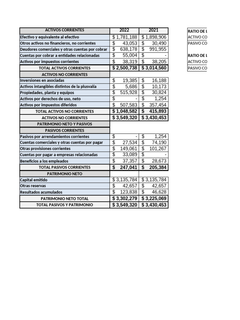 Evidencia 1 - Estado Financiero | PDF