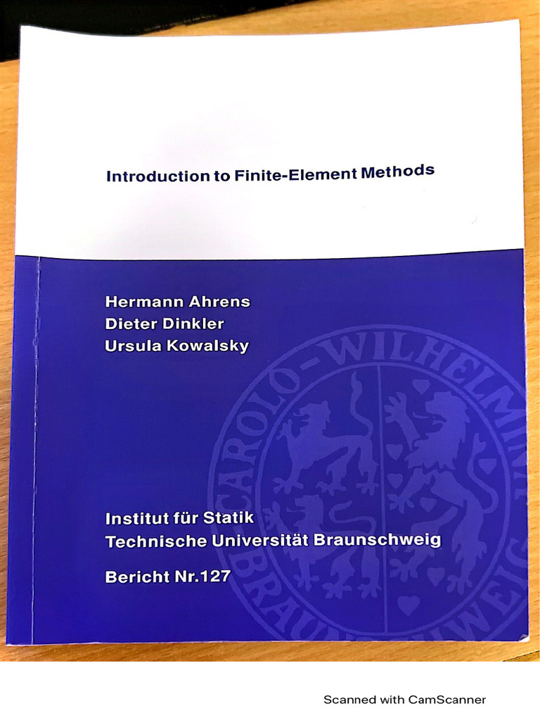 Livro Introduction To FEM | PDF