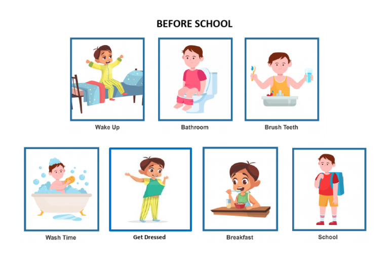 Pre School Routine | PDF