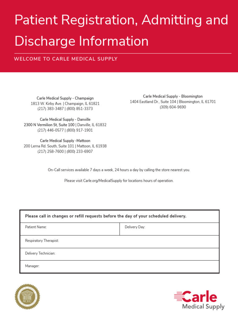 CMS-Patient-Registration-and-Information-Book | PDF | Medical Record ...