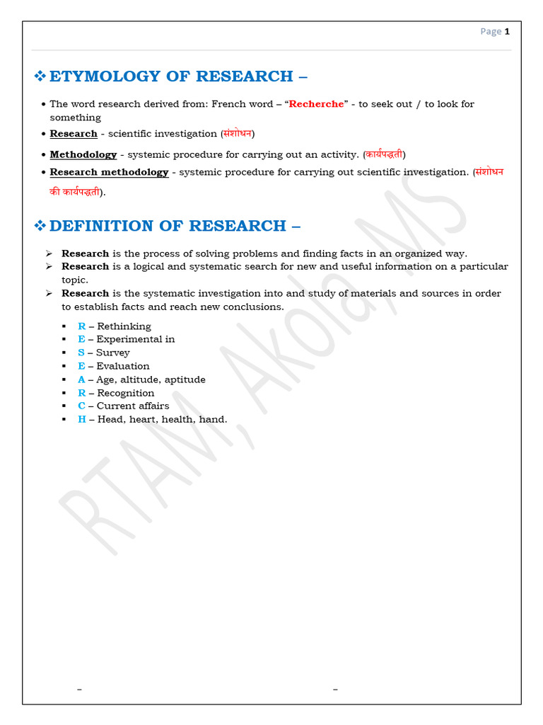 Research Methodology in Ayurveda | PDF | Hypothesis | Statistics