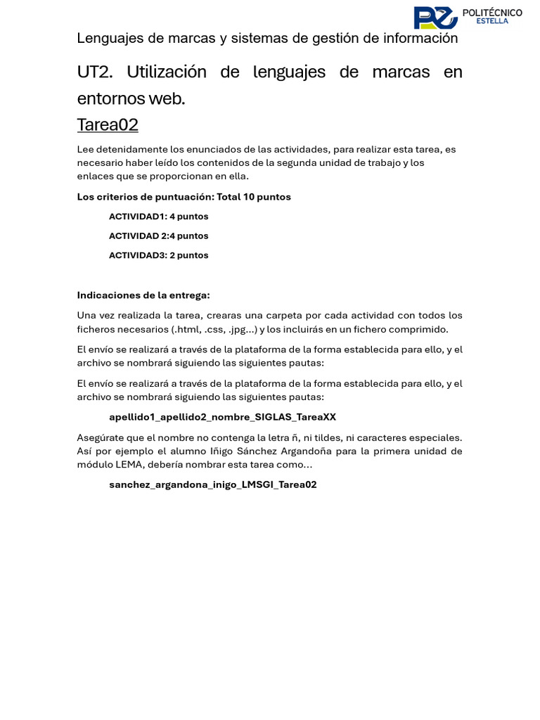 UT2 LMSGI Tarea02 | PDF | Red mundial | Internet y web