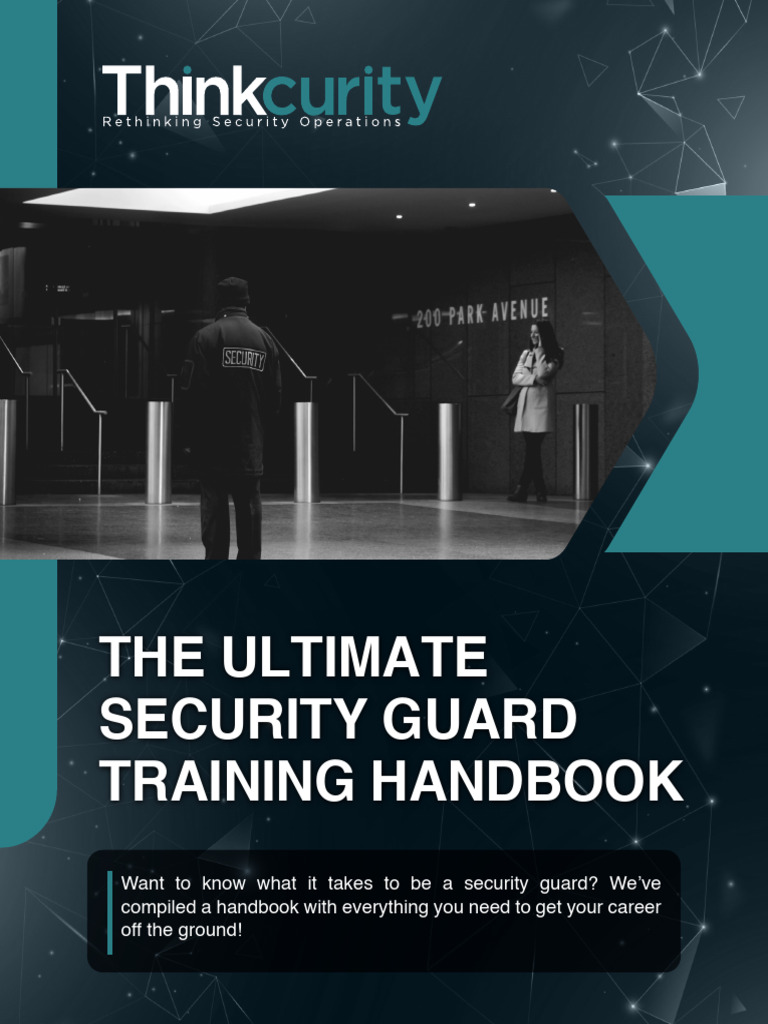 Security Guard Training Handbook | PDF | Security Guard | Emergency