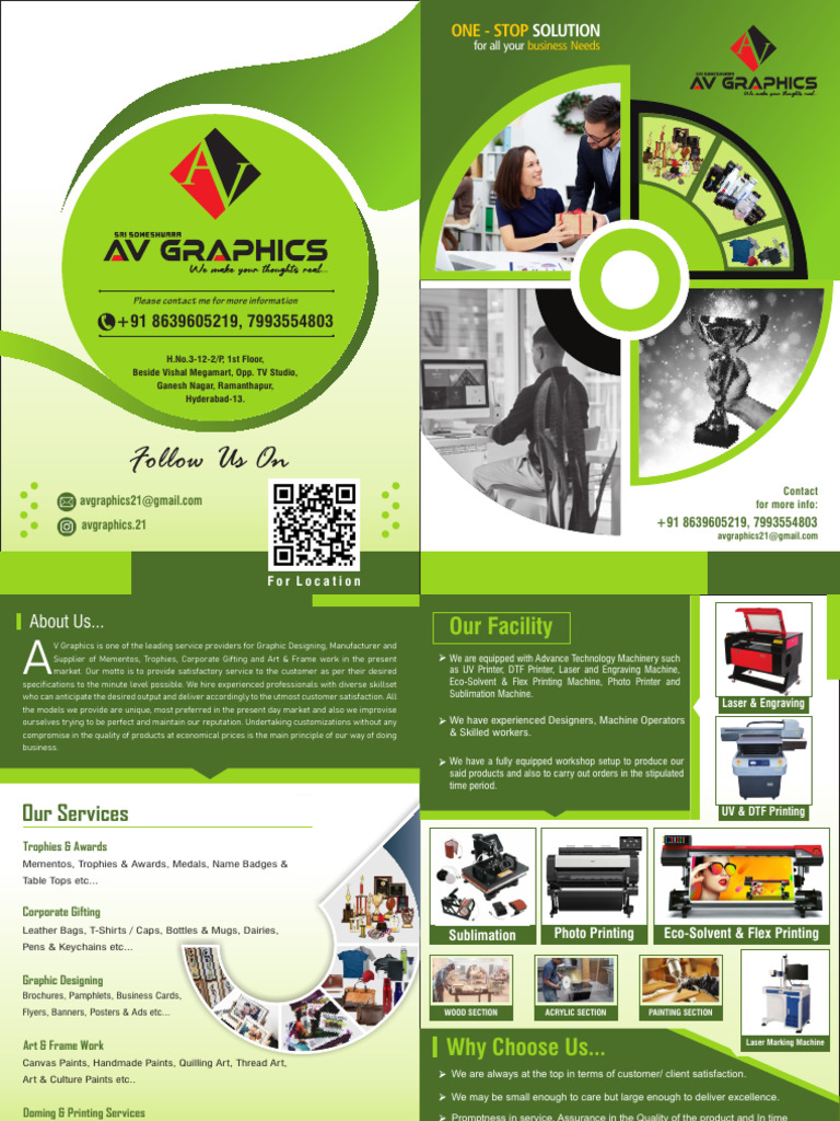 AV Graphics: Your One-Stop Printing Solution | PDF | Printer (Computing ...